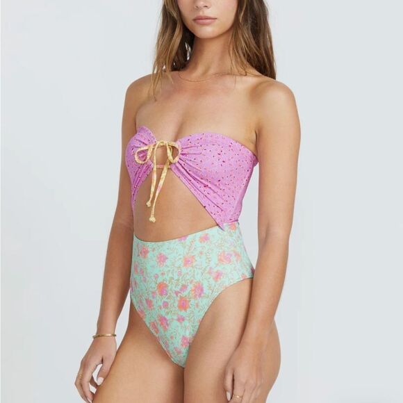 Billabong Folk Story Andrew 1pc Swimsuit - Picture 4 of 5